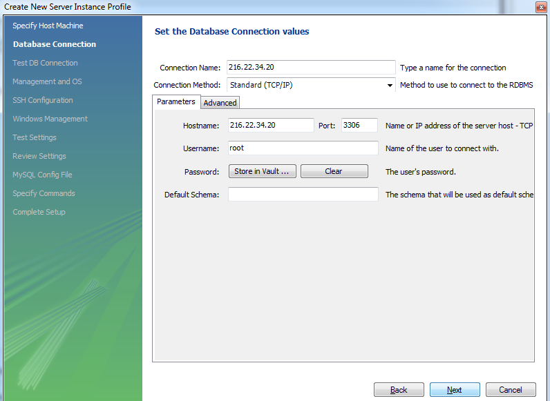 port number mysql